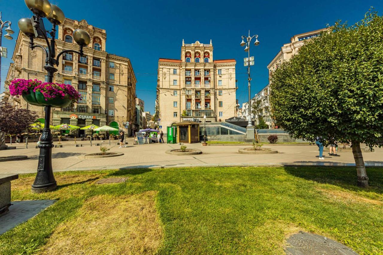 Однокімнатні Апартаменти На Майдані, Дистанційне Заселення 24Х7 Kiev Exterior foto